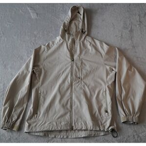 Royal Robbins women's small hooded zip up‎ beige jacket with pockets